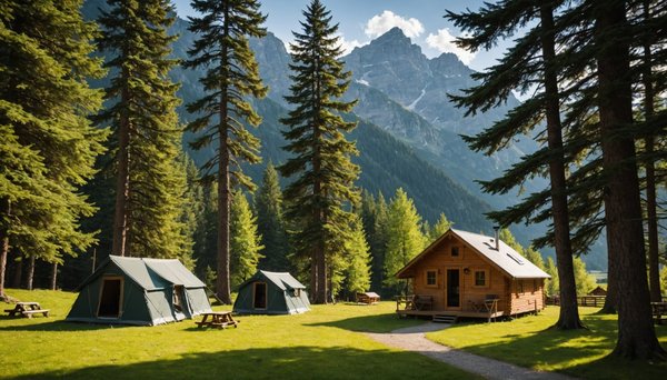 Les meilleures régions pour un séjour en chalet dans un camping 3 étoiles